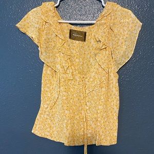 Reformation Floral Tie Top